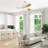 47 Inch Ceiling Fan With 22W Led Light And Remote Control 6 Speeds Reversible Dc Motor For Living Room Bedroom-8543009-8543039