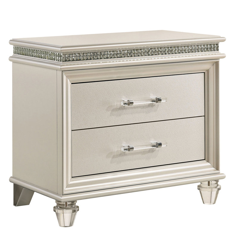 Table de chevet 2 tiroirs Kaleesha