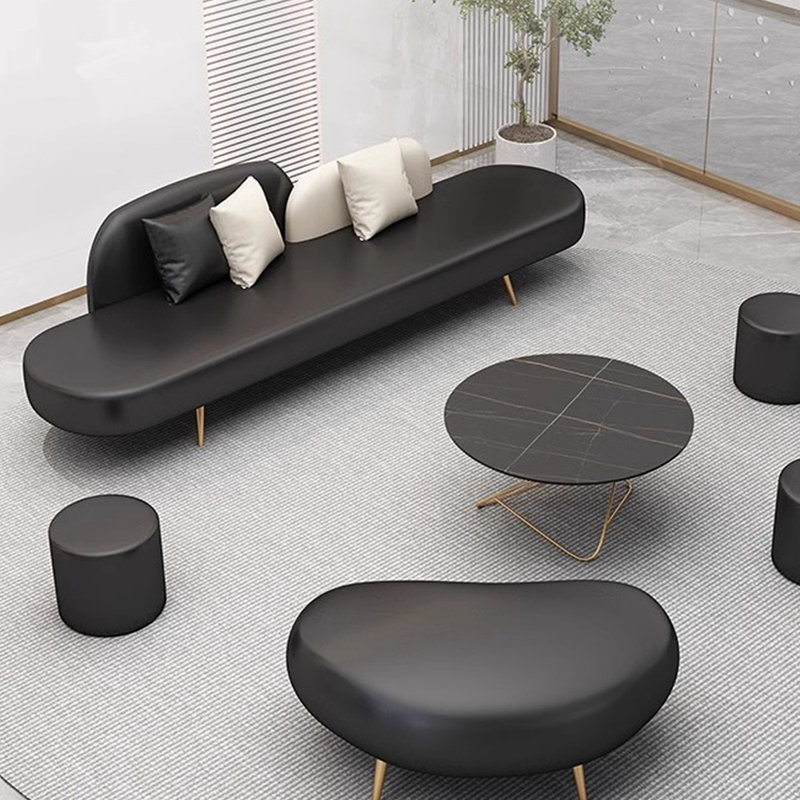 Méridiennes d'intérieur en similicuir Creative Home, Orienté à gauche (vu de face)