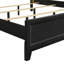 Lit standard tapissier en bois massif Andrien-93235292