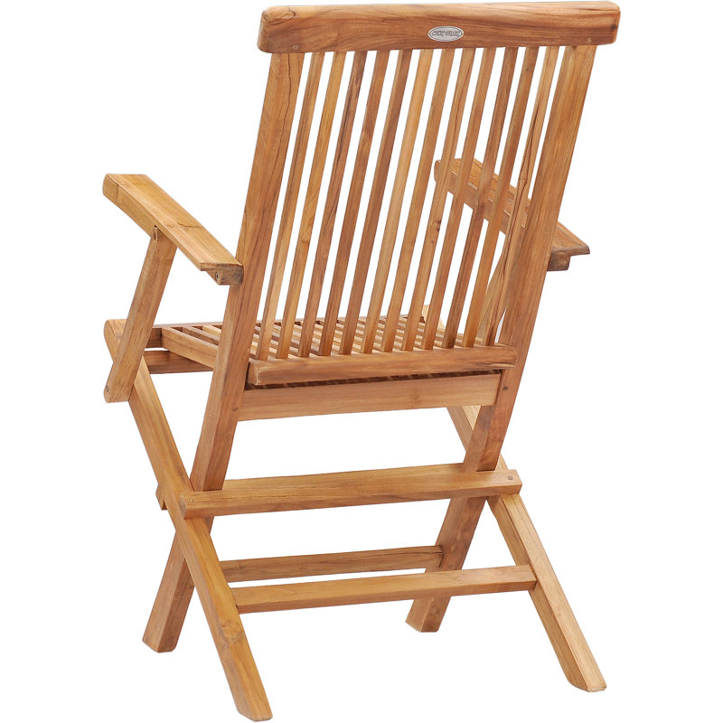 California Outdoor Teak Dining Armchair