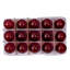 15Lt Red LED Glass G50-E12 Filament End-Connecting Set