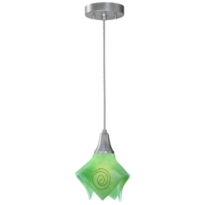 Luminaire suspendu géométrique à 1 lumière Handkerchief