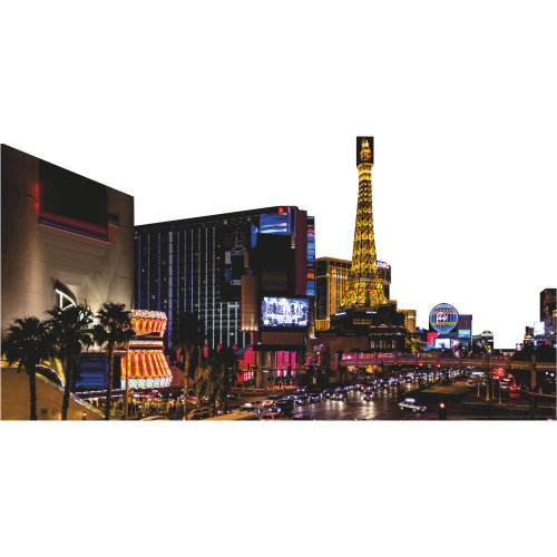 «SP13518» Las Vegas Strip Night Skyline