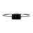 Florastine Metal and Stone Circular Sculpture with Aluminum and Marble Accents in Minimal Modern Design-86748760