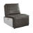 Metier Gray Top Grain Leather & Aluminum Power Motion Recliner
