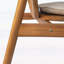Chaise de salle à manger avec coussin Meja, ensemble de 2