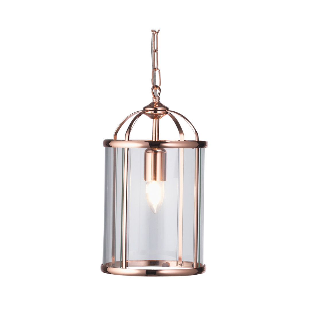 Montauk 1 - Light Copper Drum Pendant