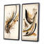 2 pièces sur toile - mouvement brun et noir-805185471-805185464