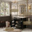 Meuble-lavabo de salle de bain moderne 30 po avec lavabo en céramique, armoire en bois d'hévéa et panneau de fibres à densité moyenne avec tiroir basculant (noir / blanc / gris / vert)-129683406