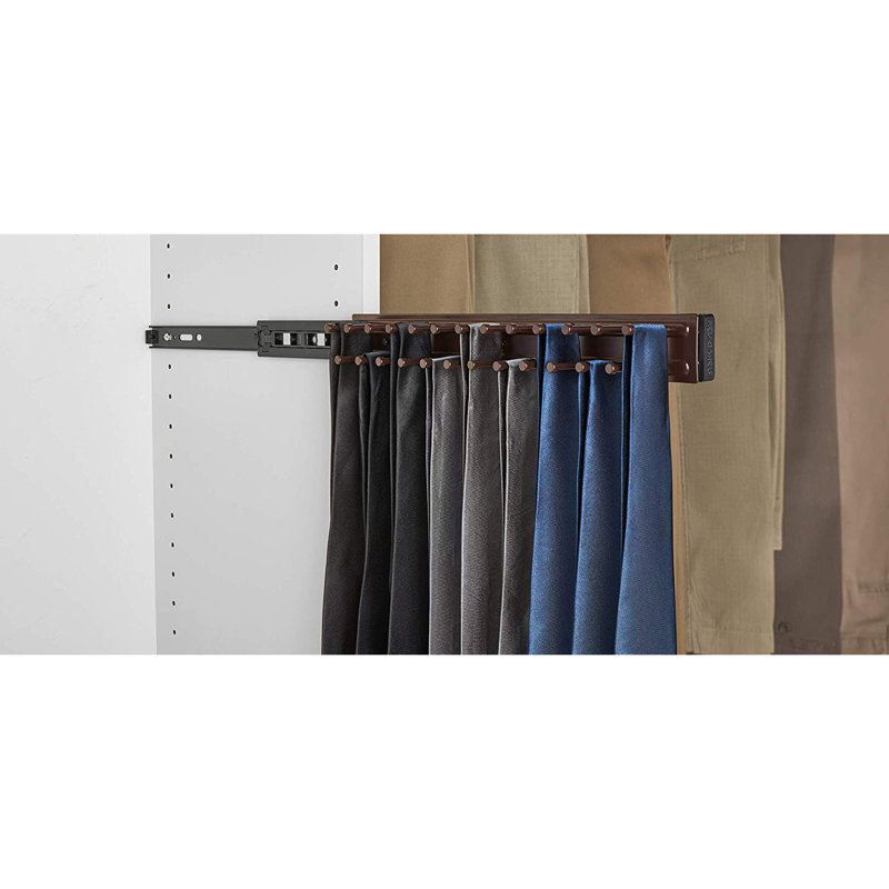 Support à cravates extensible Rev-A-Shelf, 14 po, Chrome chrome