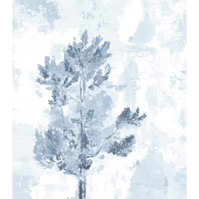 Aquarelle bleue - peinture sur toile tendue