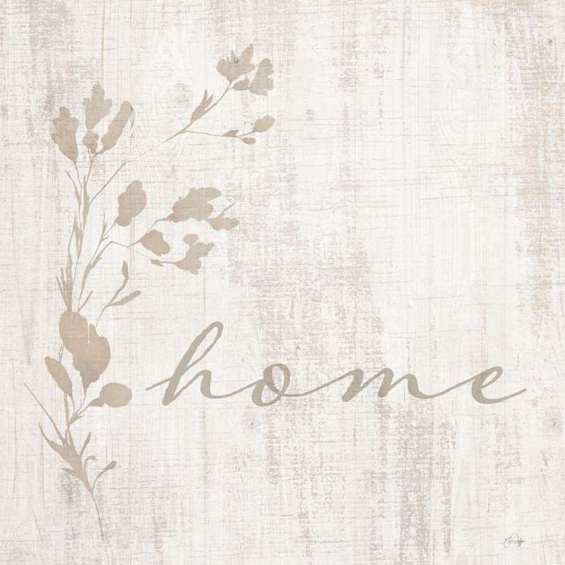 «Home Heritage» sur toile par Yass Naffas Designs, H 20 po x l 20 po x P 1,25 po
