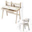 100.1cm W Writing Desk and Chair Set-225035278