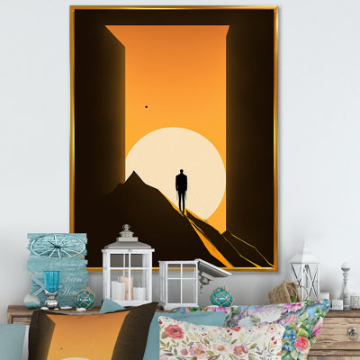 «Walking Towards The Full Moon Mountain I», reproduction sur toile