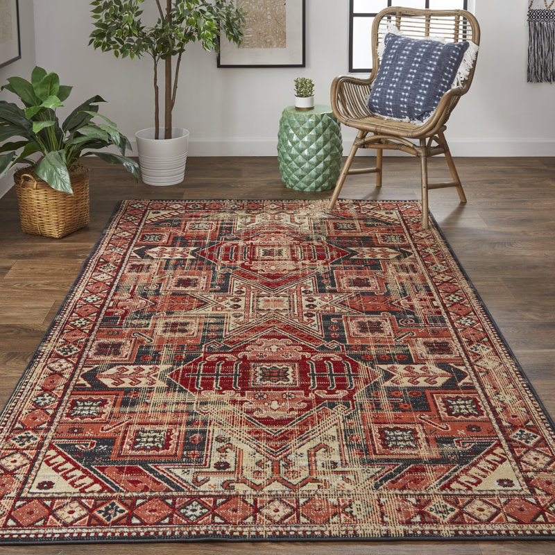 Tapis rouge Catoe, Rectangle 12 pi 10 po x 15 pi