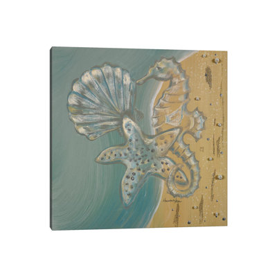 Pearl Beach II by Hakimipour-Ritter - Wrapped Canvas Painting