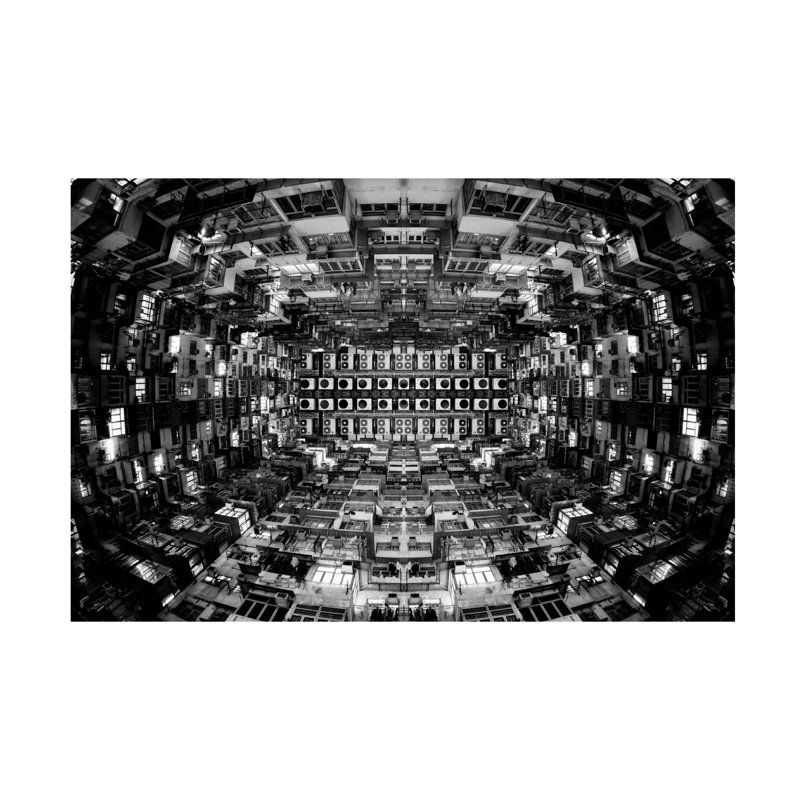 Koji Tajima  Trapped Canvas Art, 12" H x 19" W