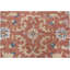 Tapis floral traditionnel en laine touffetée à la main, motif terracotta et bleu pâle-1404577610