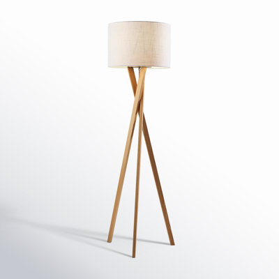Harcourt 63'' Solid Wood Floor Lamp