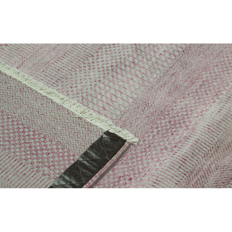 Hand-Knotted High-Quality Gray/Pink Area Rug