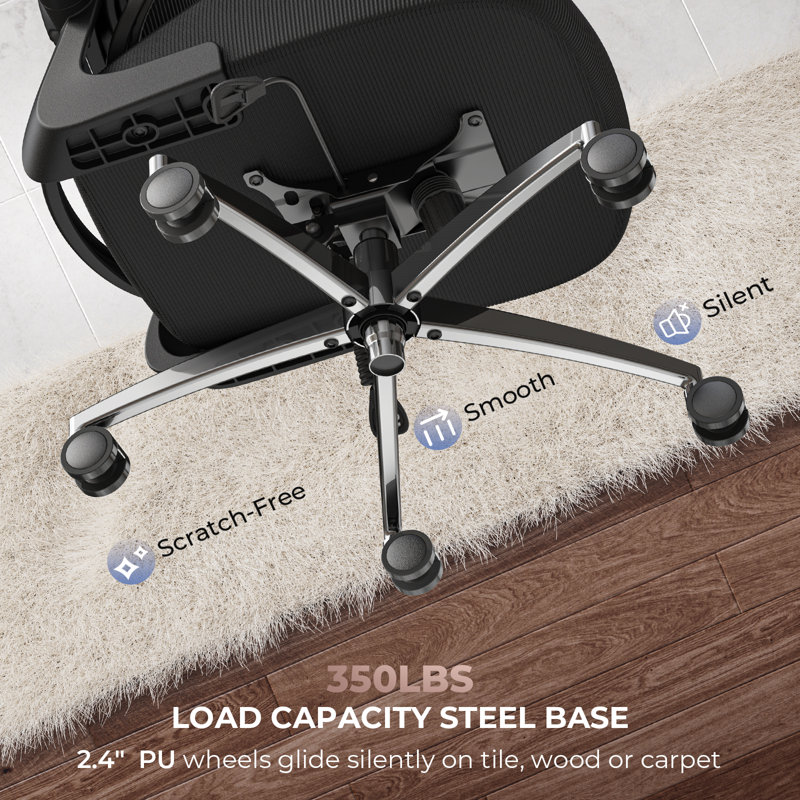 Mesh Ergonomic Office Chair with 3D Headrest