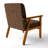 Leopard Fur II - Velvet Upholstered Cabin & Lodge Accent Arm Chair-1030004819