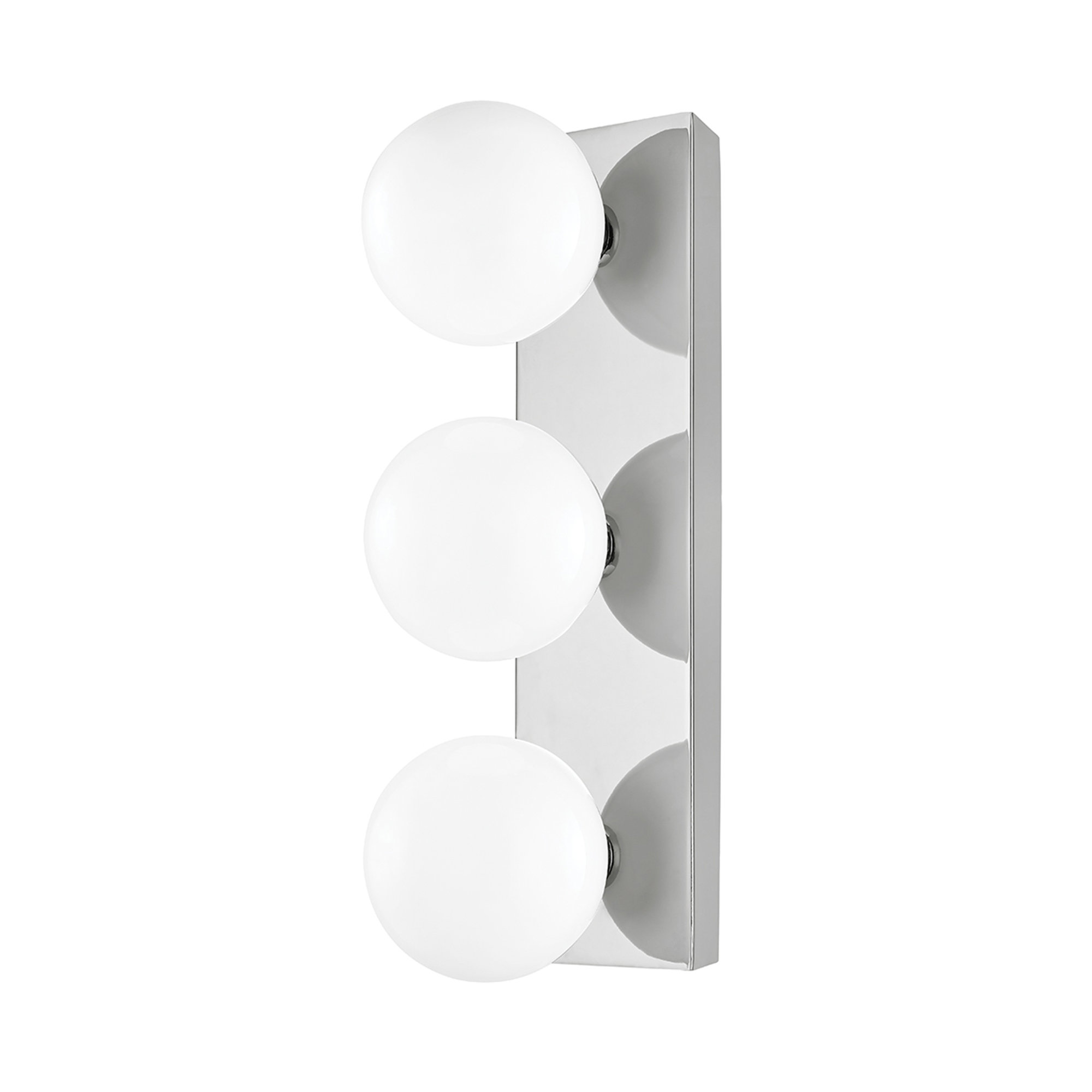 Aspyn 3 Light Dimmable Vanity Light, Polished Nickel