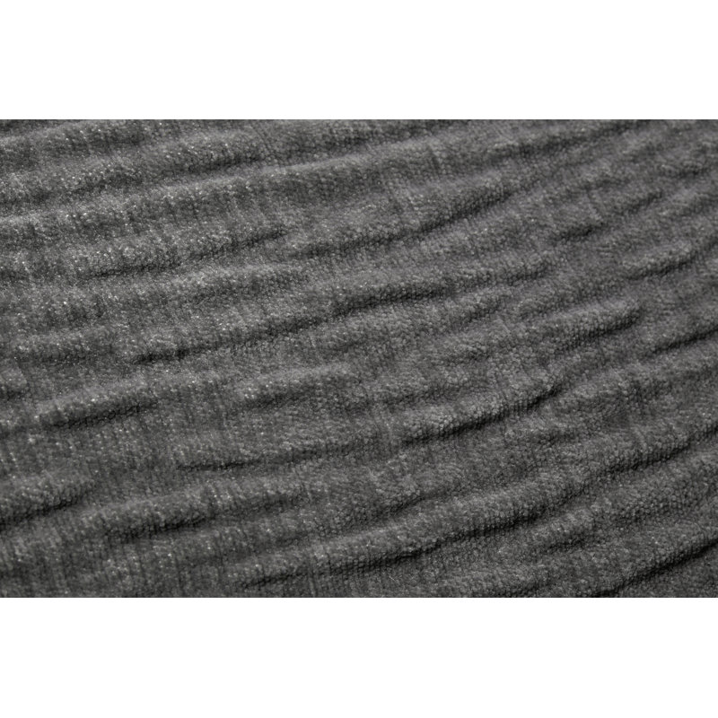 Edan 22" x 22" Gray Polyester Throw Pillow with Down Fill