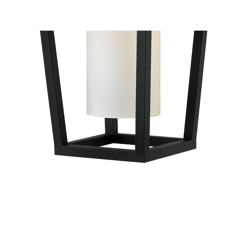 Sullivan 1-Light Outdoor Hanging Lantern, Black, 100W Medium