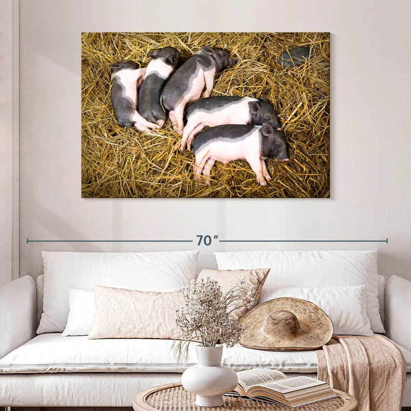 Piglet Quintet, 32" H x 48" W