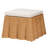 Palm Upholstered Ottoman