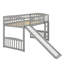 Lit mezzanine simple avec glissade