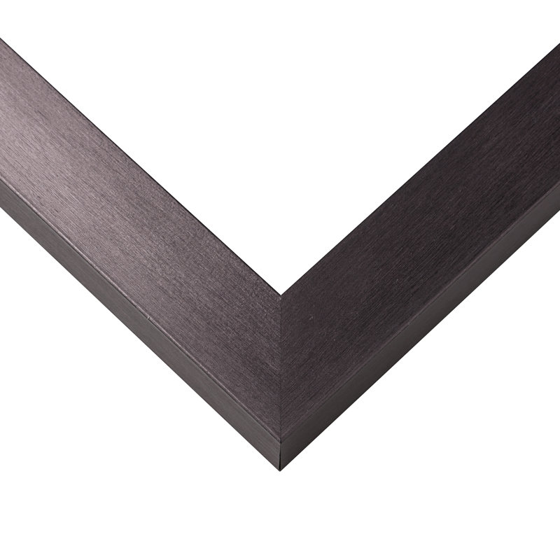 Cadre photo en plastique Hursten, 24 po x 32 po emmêlé à 20 po x 28 po, Gris anthracite