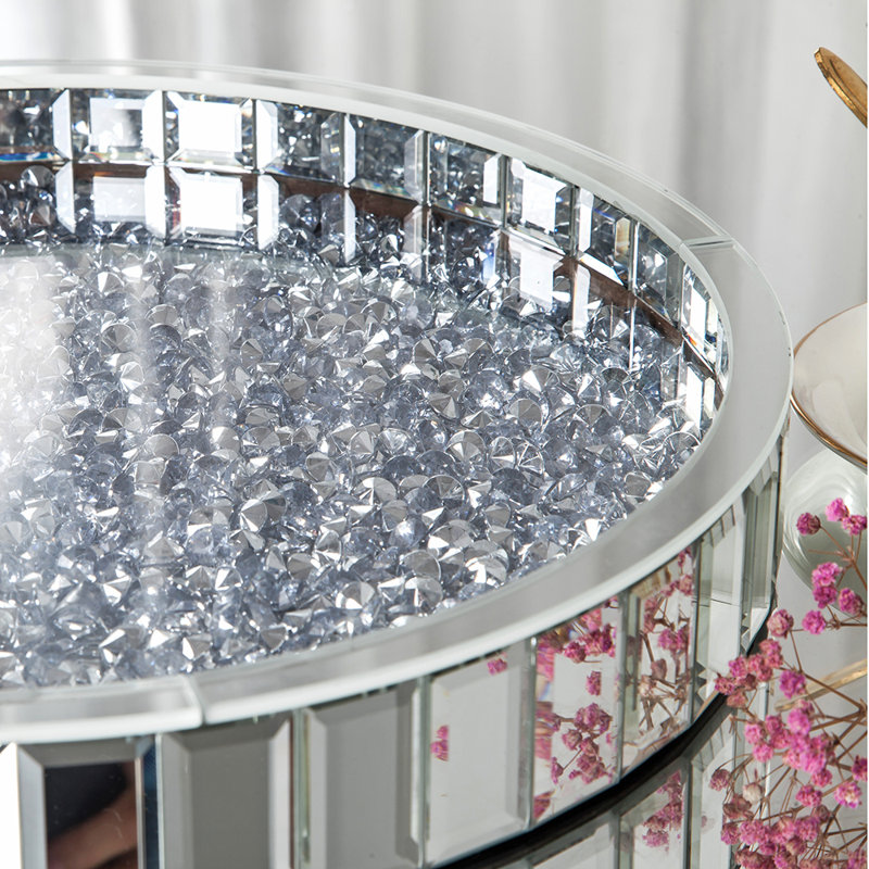Ensemble de plateau de meuble-lavabo à miroir de 12,8 po 2 pièces Suche (une base rotative et une base non rotative)