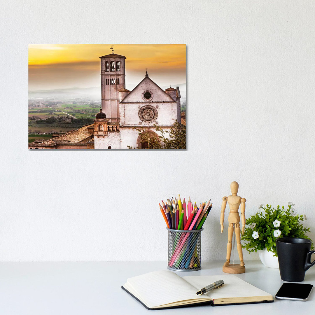 St Francis Of Assisi Church At Sunrise by Susan Schmitz - Wrapped Canvas Gallery-Wrapped Canvas Giclée