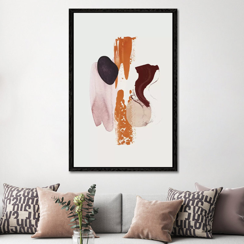 Fulfilled by Leemo - Painting on Canvas, 152.5 cm H x 101.5 cm W, Black Framed