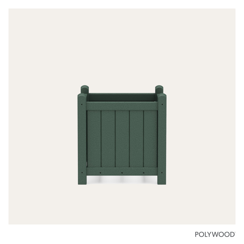 Pot à fleurs 16 po POLYWOOD, Vert forêt