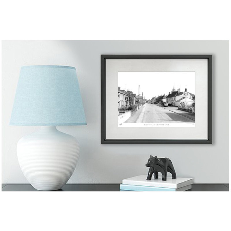Hanslope, High Street C1965 by Francis Frith - Single Picture Frame Print, 45cm H x 60cm W x 2.3cm D