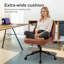Faux Leather Swivel Armchair-807546359
