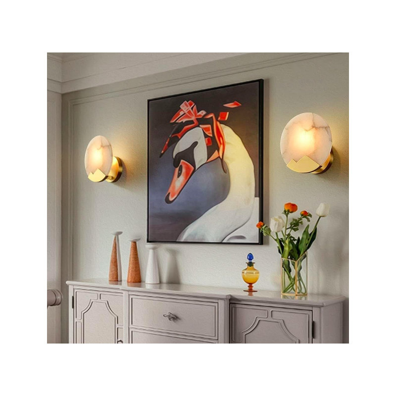 Modern Marble Wall Sconce