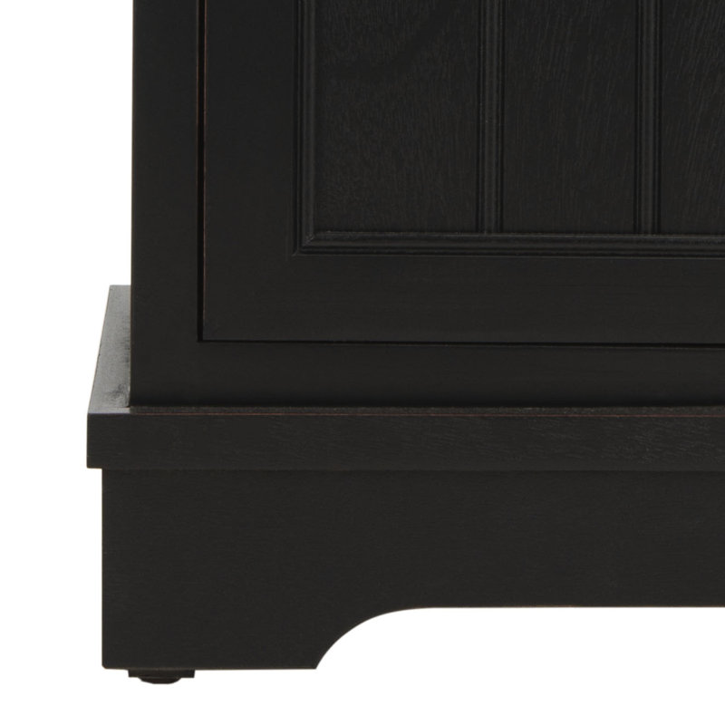 Armoire décorative à 1 porte Painswick, Noir patiné