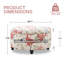 Daquasha 30" Wide Tufted Round Cocktail with Storage-1676028412
