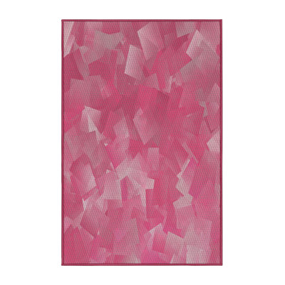 Tapis décoratif vert Bonda