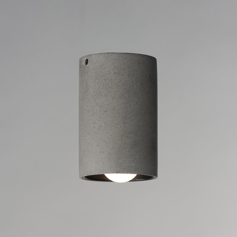 Pilar-Flush Mount, Graystone