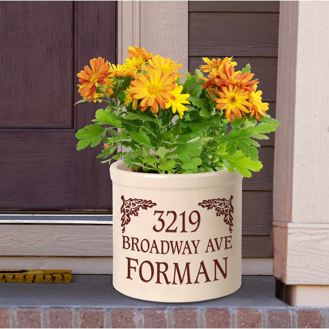 Woodhollow Ceramic Pot Planter August Grove® 