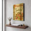 «Thanksgiving G» par Jean Plout, art mural en métal doré, 12 po x 16 po-545639948