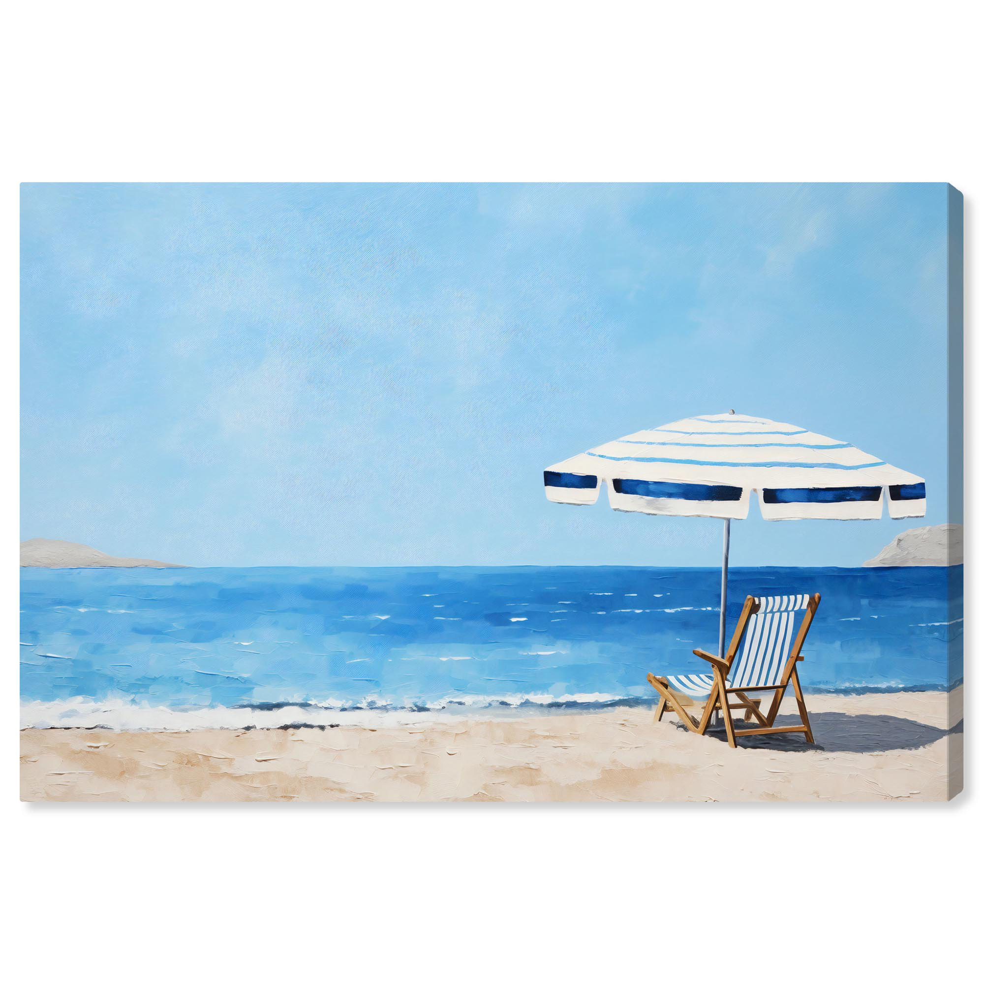 Art Remedy Bliss by the Beach Canvas Glam Beach Wall Art by Art Remedy ...
