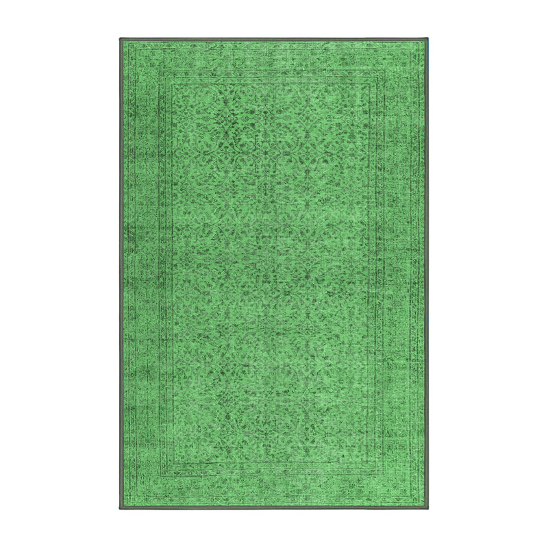 Washable Oriental Indoor Rug, Rectangle 3' x 5'