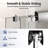 56" - 60" W x 60" H Double Sliding Tub Door Aluminum Frame with 1/4" Tempered Clear Glass, Chrome-123214252